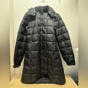 Eddie Bauer Black Puffer Winter Jacket Womens M